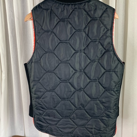 Stratford mfg inc - Black Quilted Moto Vest w/Liner  - Mens Size Large - Picture 3 of 4